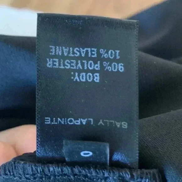 Sally Lapointe Black Embellished Bead Straight Leg Pull On Pants - Picture 6 of 6